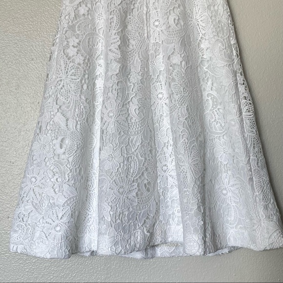 NWT Lilly Pulitzer Sienna Resort White Floral Lace Convertible Dress Size 2 - Picture 10 of 12